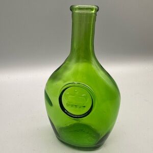Wheaton vintage Green Glass Decorative Vase